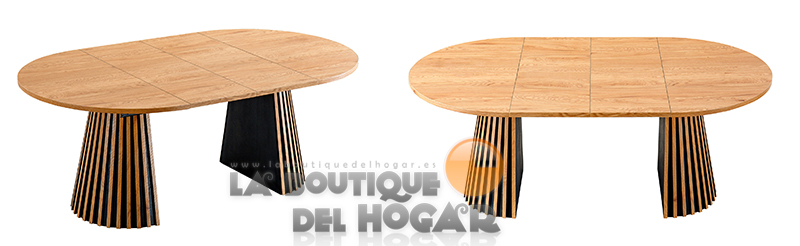 Mesa de comedor extensible Brandon