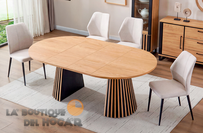 Mesa de comedor extensible Brandon