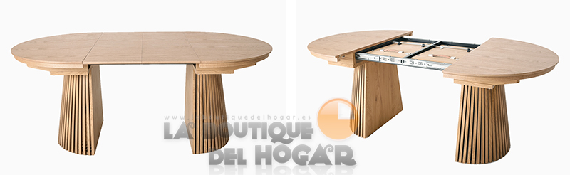 Mesa de comedor extensible Ryan
