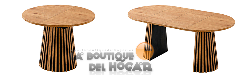 Mesa de comedor extensible Brandon