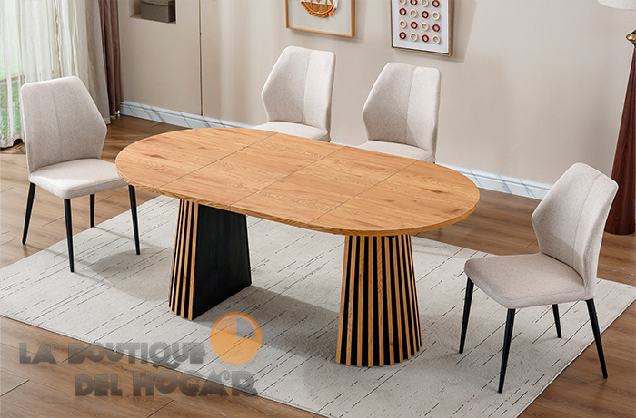 Mesa de comedor extensible Brandon