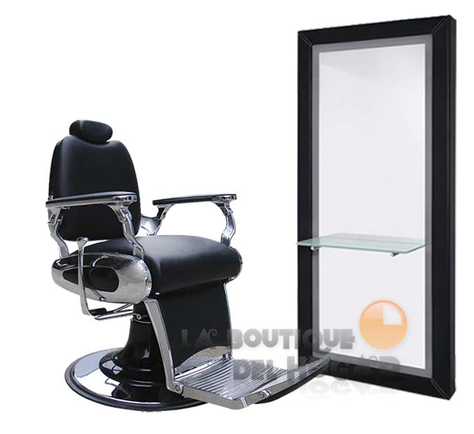 Pack - Sillón Barbería Prince / Tocador LED Roger Black