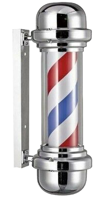 Poste giratorio para Barbería