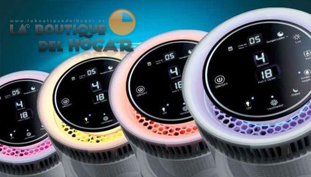 Purificador de Aire portátil con Luz Ultravioleta y filtro HEPA Modelo Fresh LBH0
