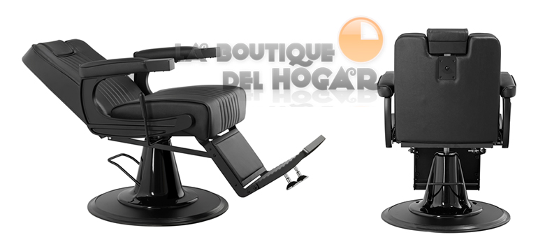 Sillón Barbero hidráulico reclinable y giratorio con reposabrazos Modelo Fade 2