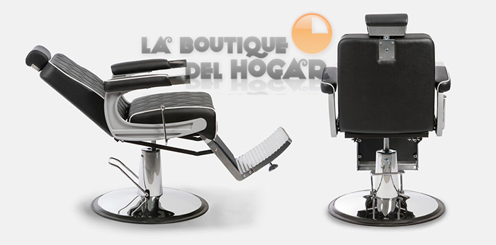 Sillón Barbero hidráulico reclinable y giratorio con reposabrazos Modelo Gon