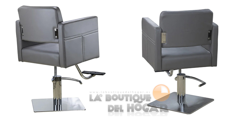 Sillón hidráulico de linea cuadrada con reposabrazos Dada