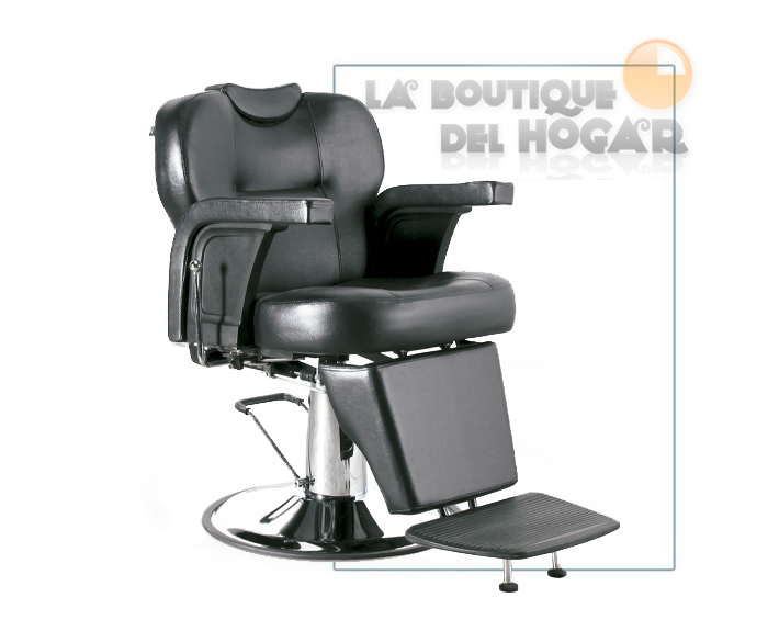 Sillón Barbero hidráulico reclinable y giratorio con reposabrazos Hades