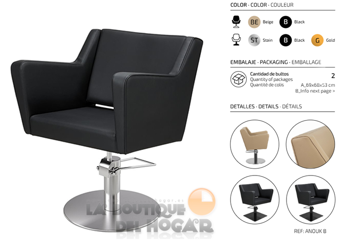 Sillón hidráulico de corte modelo Anouk B