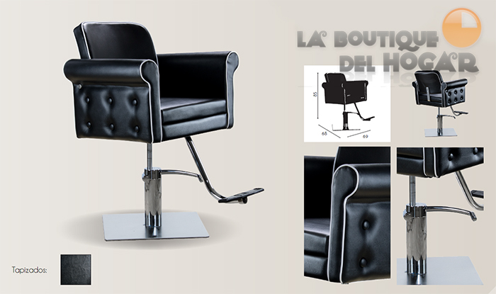 Sillón hidráulico de corte con reposabrazos Modelo Romantic