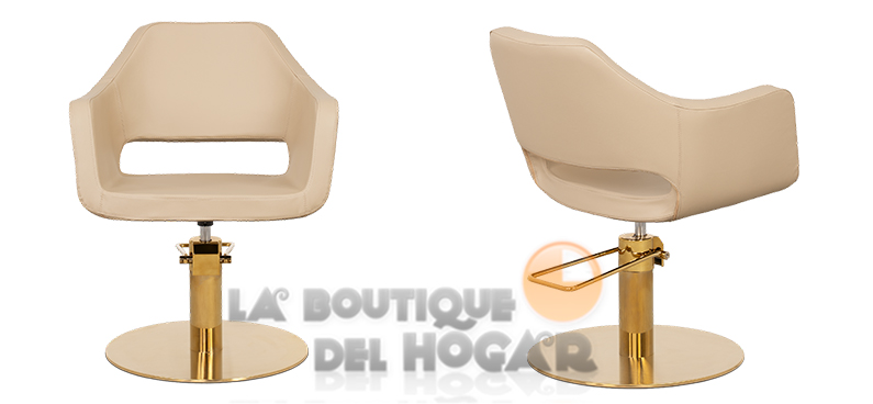 Sillón hidráulico de corte de linea curva con reposabrazos Modelo Whim R