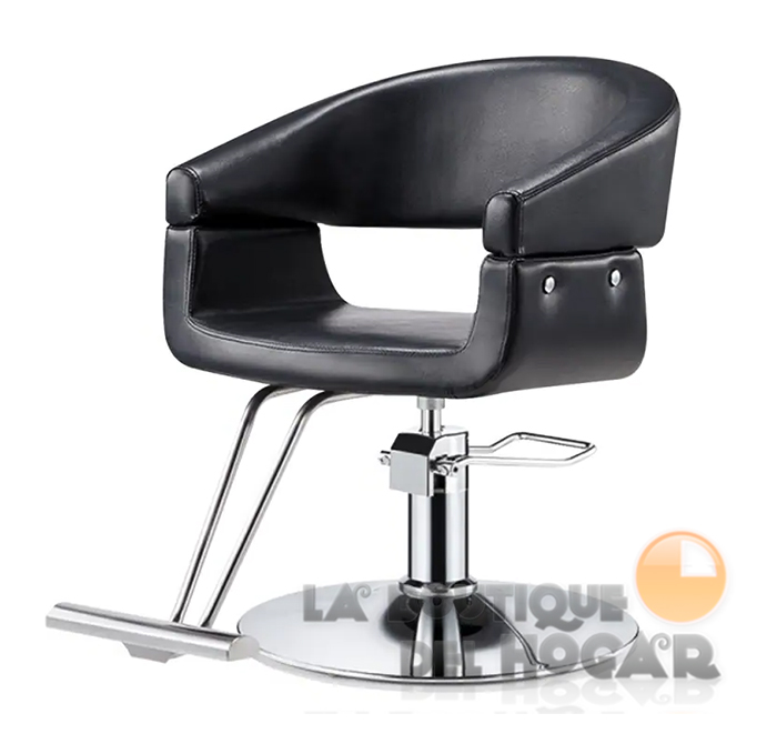 Sillón hidráulico de linea cuadrada con reposabrazos 