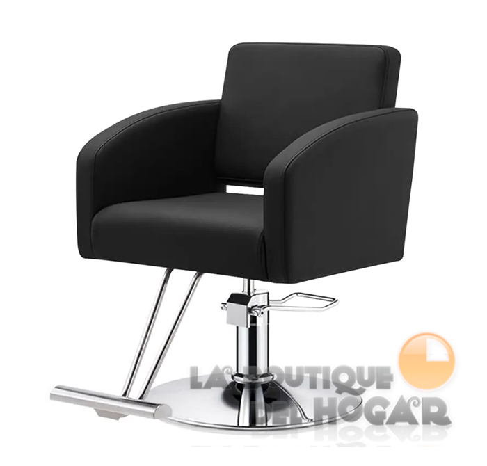 Sillón de Peluquería hidráulico con reposapiés metálico Modelo Mattia