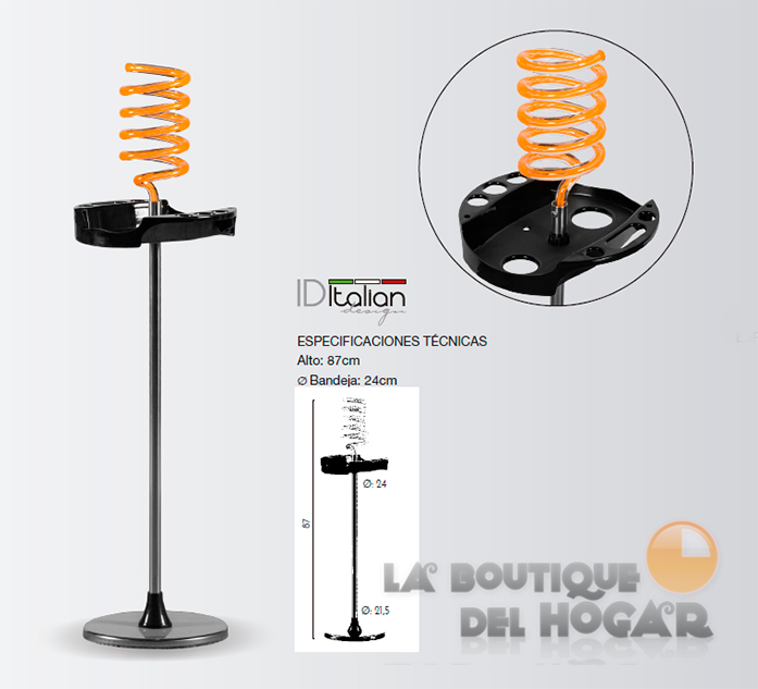 Soporte para Secador de pelo con pie Modelo IDAUX
