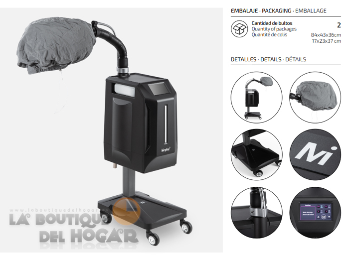 Spa Portátil para Lavacabezas Modelo Aether Micromist