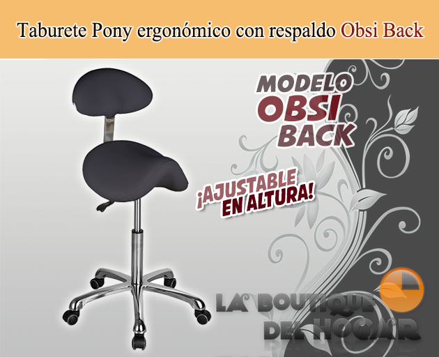 Taburete sin respaldo regulable en altura