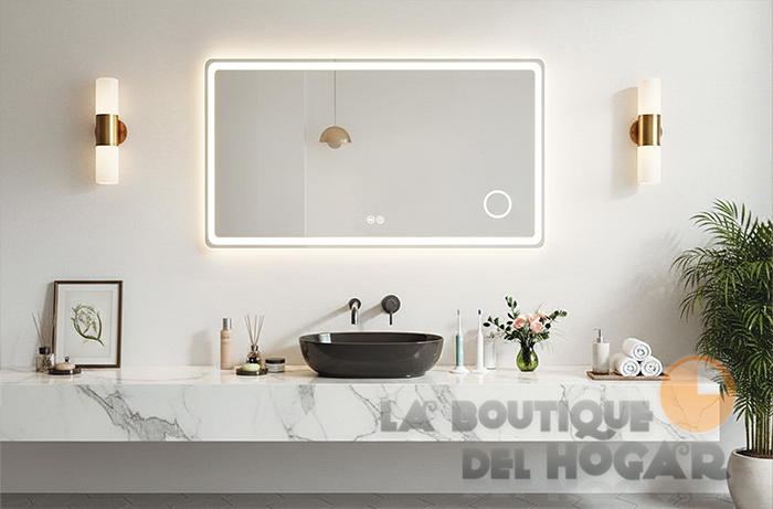 Espejo estilo Moderno con espejo Modelo LED Waterproof 100x70