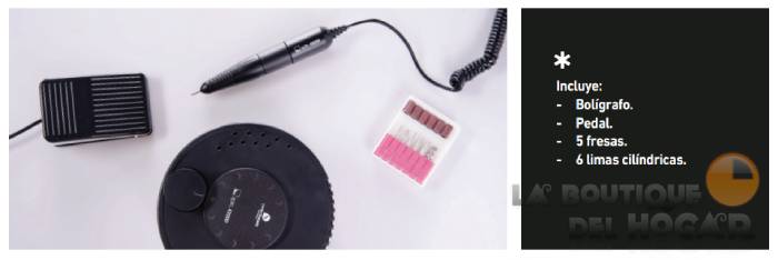 Torno de Uñas Profesional con pedal Modelo Spin 42000