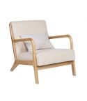 Sillón Butaca de Espera con estructura de madera Modelo Tokio