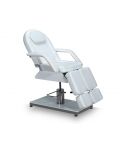 Sillón de Pedicura Gama Alta de 3 cuerpos con agujero facial Modelo Mensa WW Blanco