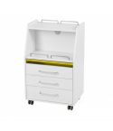 Carrito Auxiliar con cajones y esterilizador Spin Modelo WK-T001