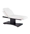 Camilla de Masaje eléctrica SPA con 1 motor y agujero facial Modelo Rukba Black Walnut