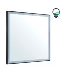 Espejo Tocador de Peluquería cuadrado estilo Moderno con espejo LED Modelo Ciara 80cm