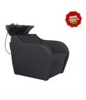 Lavacabezas con pica negra y respaldo ergonómico Modelo Wisp