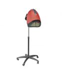 Secador de casco Iónico con pie regulable en altura 3V Modelo Ionic Red