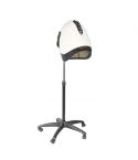 Secador de casco Iónico con pie regulable en altura 3V Modelo Ionic White