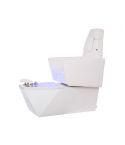 Sillón de Pedicura SPA tapizado en PU con Hidromasaje y Cromaterapia LED Modelo Gentle Weelko