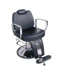 Sillón Barbero hidráulico reclinable y giratorio con reposabrazos cromados Modelo Barber 2038.3