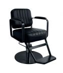 Sillón Barbero hidráulico giratorio con reposabrazos Modelo Comfort QStone