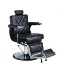 Sillón Barbero hidráulico reclinable y giratorio con reposabrazos Modelo Dave