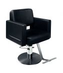 Sillón Barbero hidráulico giratorio con reposabrazos Modelo Square QStone