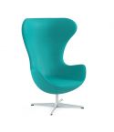 Sillón Butaca de Espera ergonómica y giratoria Modelo Charlotte - Color turquesa