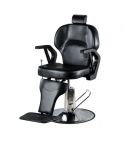 Sillón Barbero hidráulico reclinable con reposapiés Modelo Basic