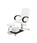 Sillón de Pedicura con bañera de pies y reposapiés giratorio Modelo Astra WKS004.A26