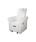 Sillón de Pedicura SPA tapizado en PU con reposapies regulable Modelo Pira 4200