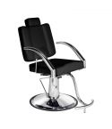 Sillón de Maquillaje hidráulico de Estética con base y reposabrazos cromados Modelo Silvia N