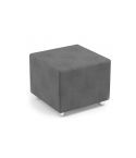 Sofá de espera modular para recepción Modelo Cube - color gris