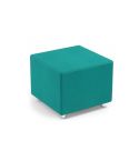 Sofá de espera modular para recepción Modelo Cube - color turquesa