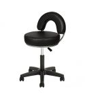 Taburete ergonómico con base negra Zen Modelo SM-03 - Color negro