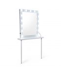 Mueble Tocador con espejo LED estilo Camerino Modelo Emily Remi