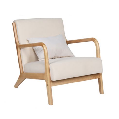 Sillón Butaca de Espera con estructura de madera Modelo Tokio