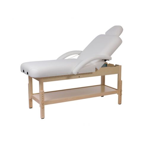Camilla de masaje fija de 2 cuerpos de madera Long Modelo WK-S010