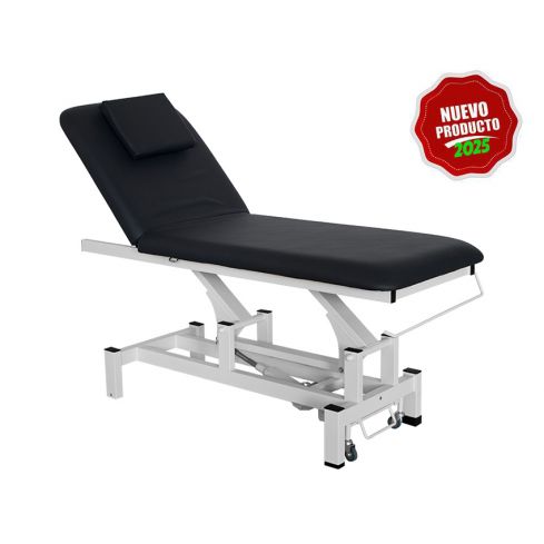 Camilla de masaje eléctrica de 2 cuerpos con 1 motor y agujero facial Modelo Vital WPF0006.A66 Gris Weelko