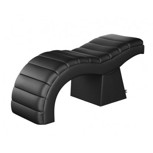 Camilla de estética fija ergonómica para extensión de pestañas Modelo Miralma Negra