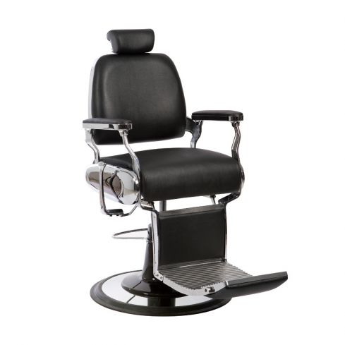 Sillón Barbero hidráulico reclinable con reposabrazos Modelo Curle