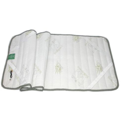 Base Magnética de Imanterapia con 9 bandas, tratamiento Aloë Vera e hilo de plata 105x190 cm